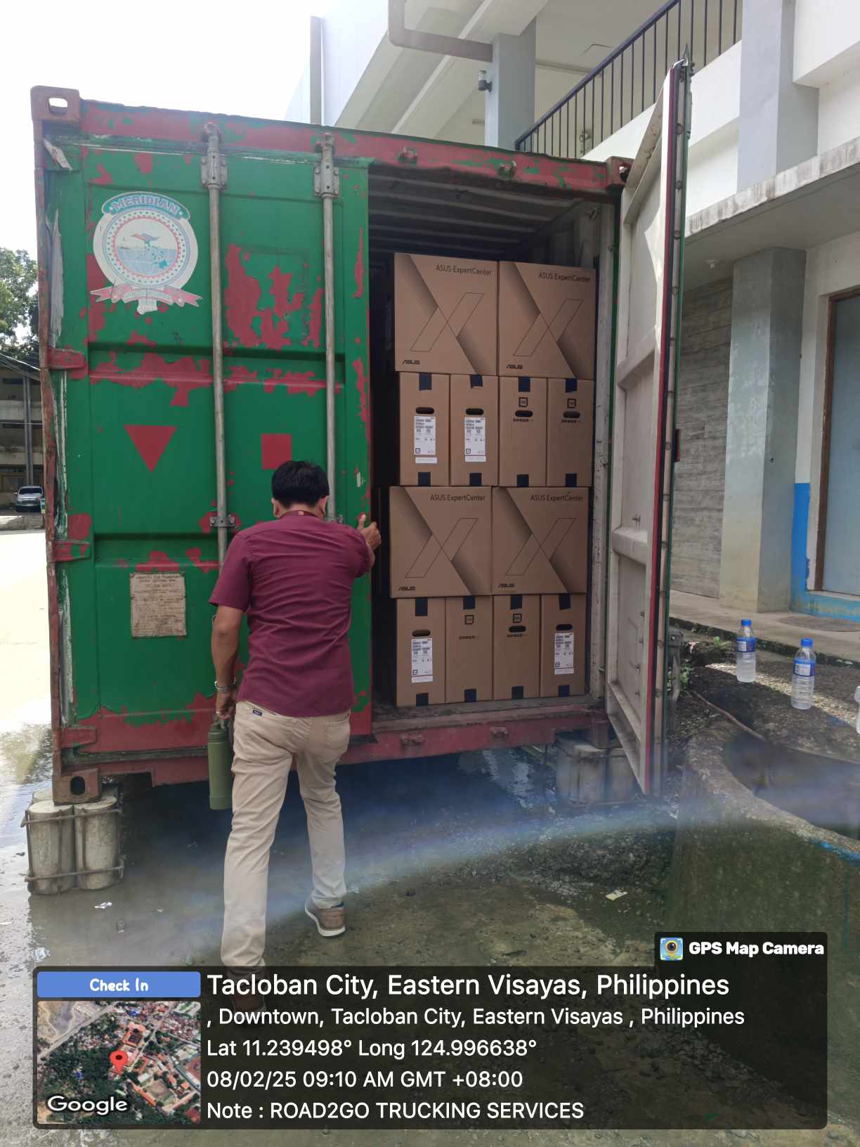 Shipping and Hauling Asus products to Eastern Visayas State University