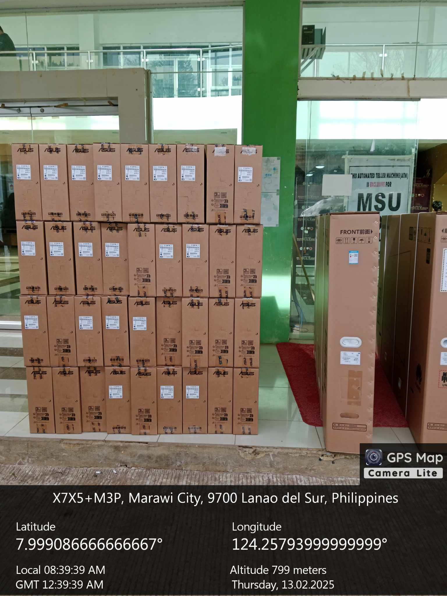 Shipping and Hauling Asus Products to MSU Marawi