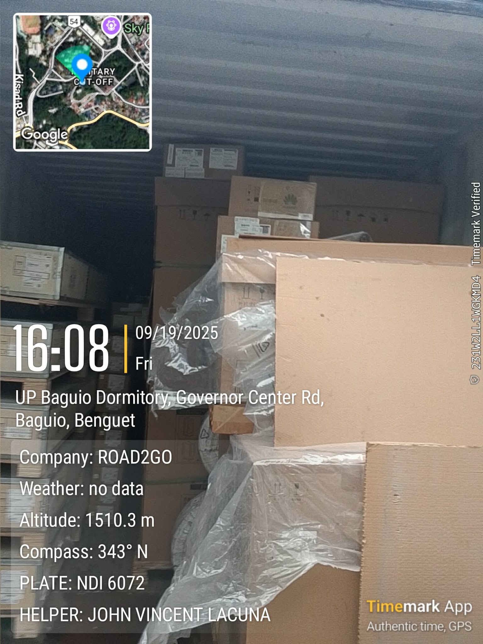 Delivering VST ECS Phils., Inc. Products to University of the Philippines Baguio